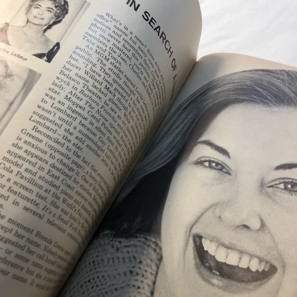 Screen Legends May 1965 James Dean Carroll Baker Fan Magazine Poster Vintage - Picture 6 of 16